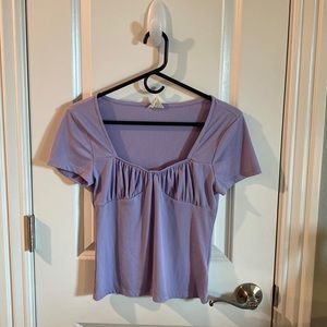 Lilac . Crop top. Never worn